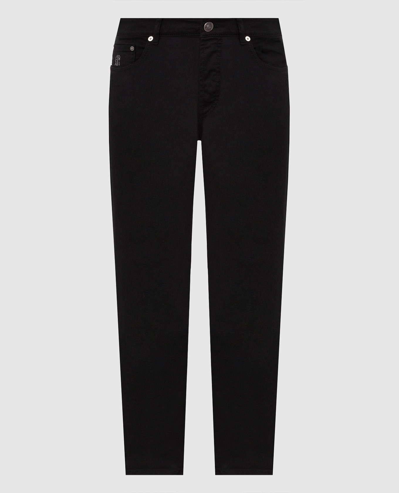 Black jeans with a patch