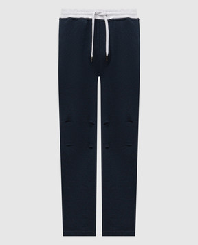 Brunello Cucinelli Blue sweatpants MR8313381G