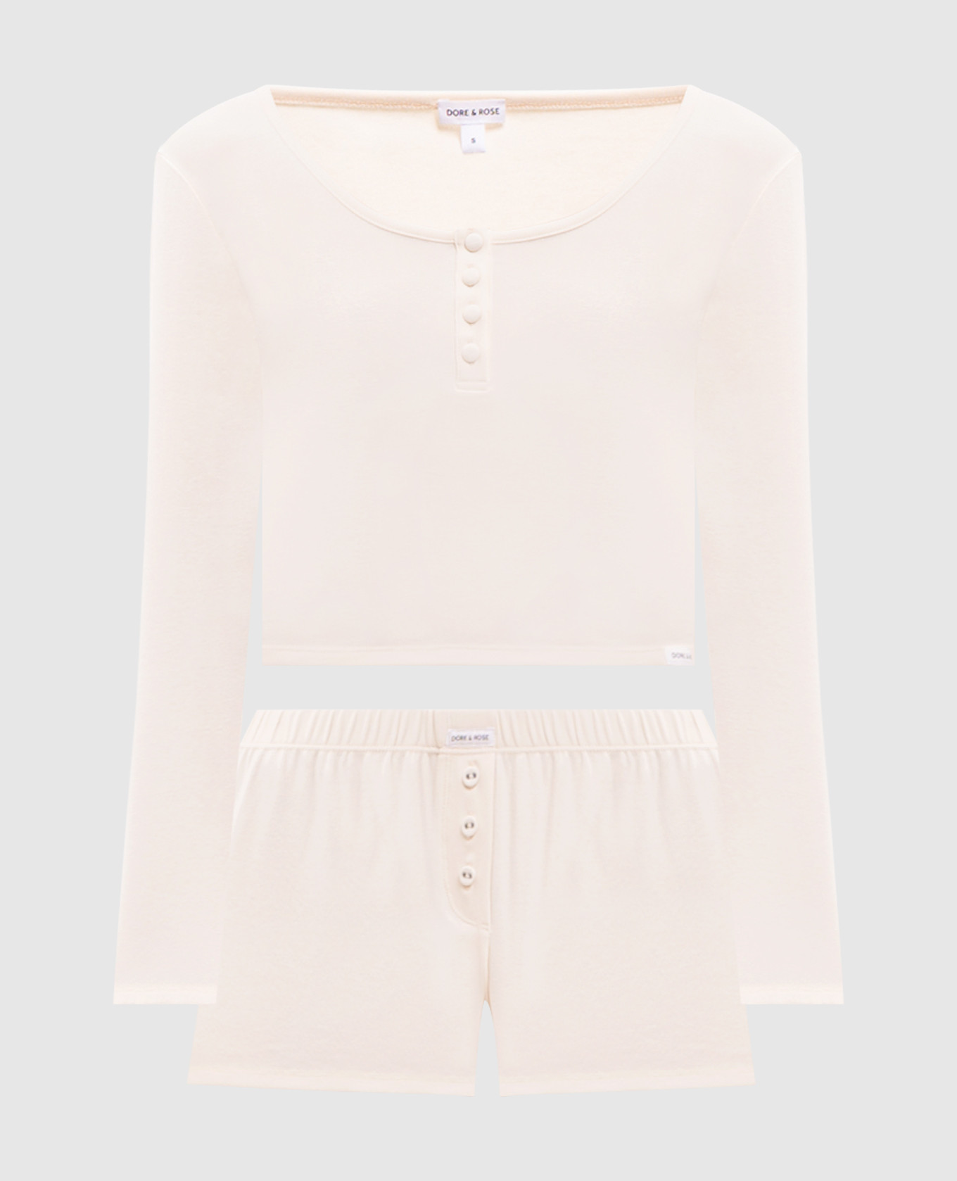 

Yellow Henley Pajamas Dore & Rose