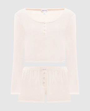 Dore & Rose Yellow Henley Pajamas HENLEYSLEEPSET