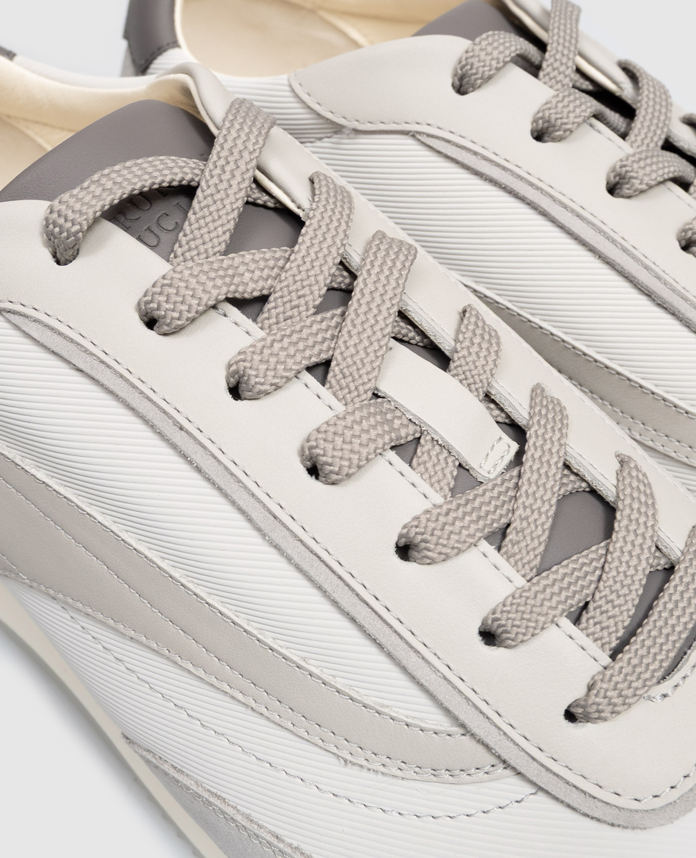 Gray combination sneakers Brunello Cucinelli 5