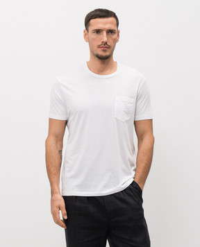 Tom Ford White T-shirt with silk JCS022JMC084