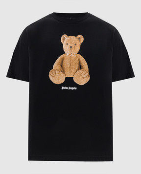Palm Angels Black Bear T-shirt PMAA109S26JER00A