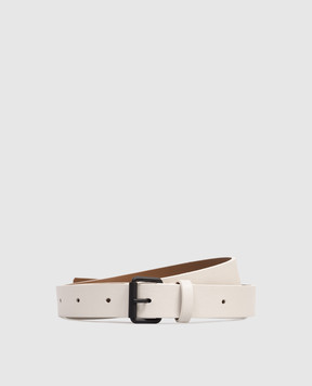 Sofie D`Hoore VARNIA ivory leather belt VARNIA25LNA
