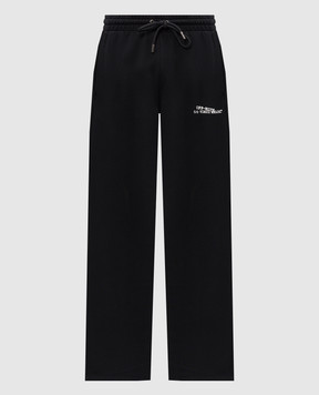 Off-White Black printed sweatpants 44MCH05AS26F008