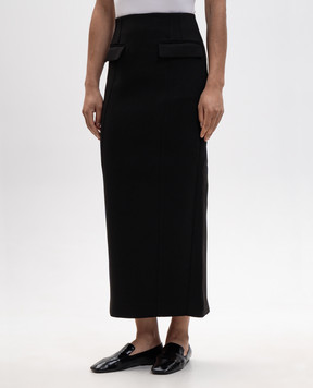 Toteme Black skirt 254WRB0263FB0307