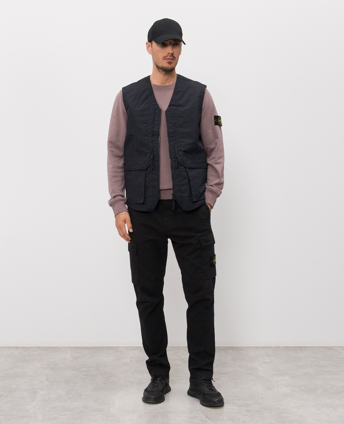 

Blue Metal Lamina Poly Vest Stone Island