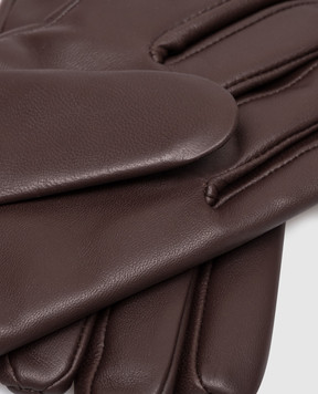 Gianni Chiarini Brown leather gloves GNA1525NA