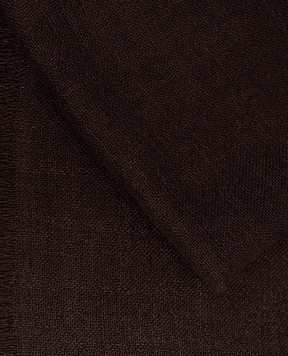 Brunello Cucinelli Brown cashmere and silk stole MSC924059P