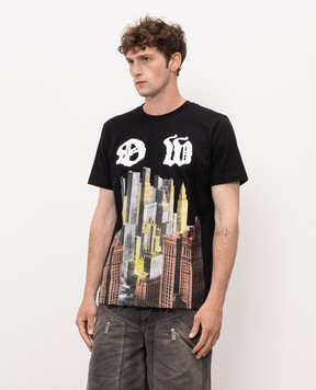 Off-White Black Palace print t-shirt 44MAA027Z26J002