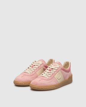 Valentino Upvillage pink suede sneakers with logo 8W2S0IL9LAL