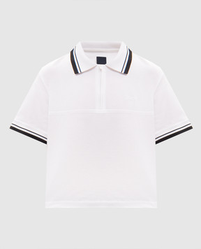 Juun.j White polo shirt with embroidered logo JW6542W541