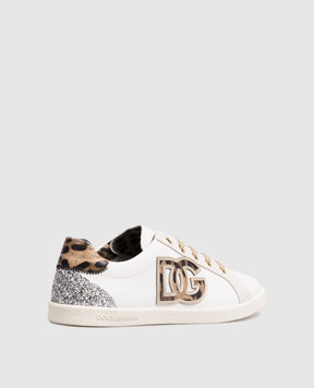 Dolce&Gabbana Children's white leather sneakers Original D11386AX2683940