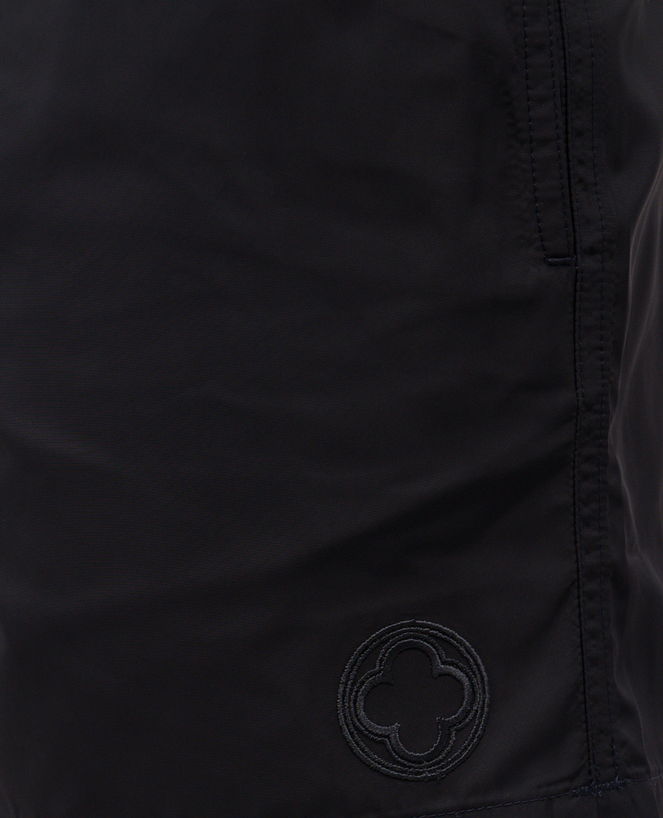 

Blue swim shorts with embroidered logo Peserico