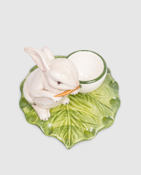 Au Bain Marie White Rabbits white ceramic egg stand ABMBACOQ9B
