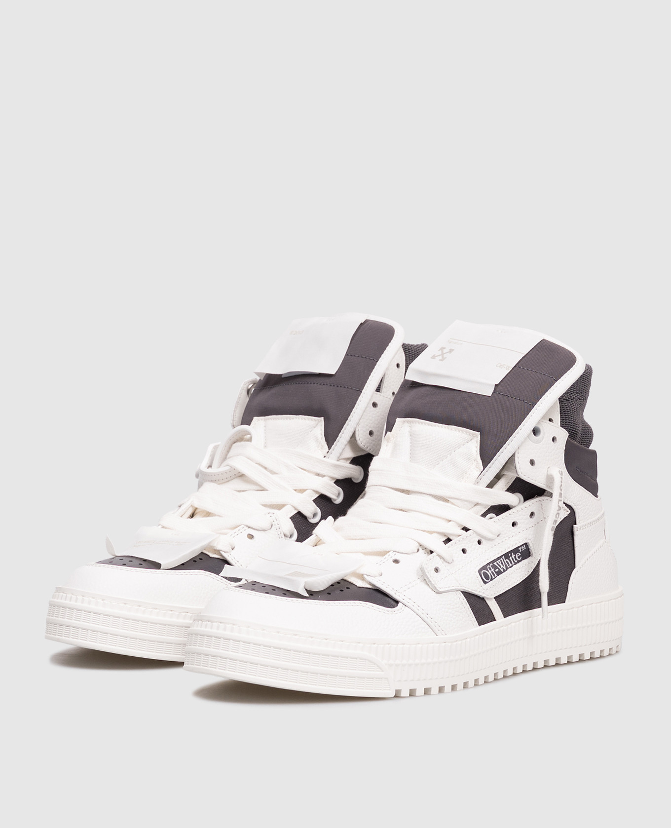 

White 3.0 Off-Court combo high tops Off-White