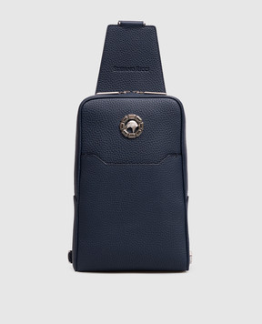 Stefano Ricci Blue leather sling bag ND219GPVD