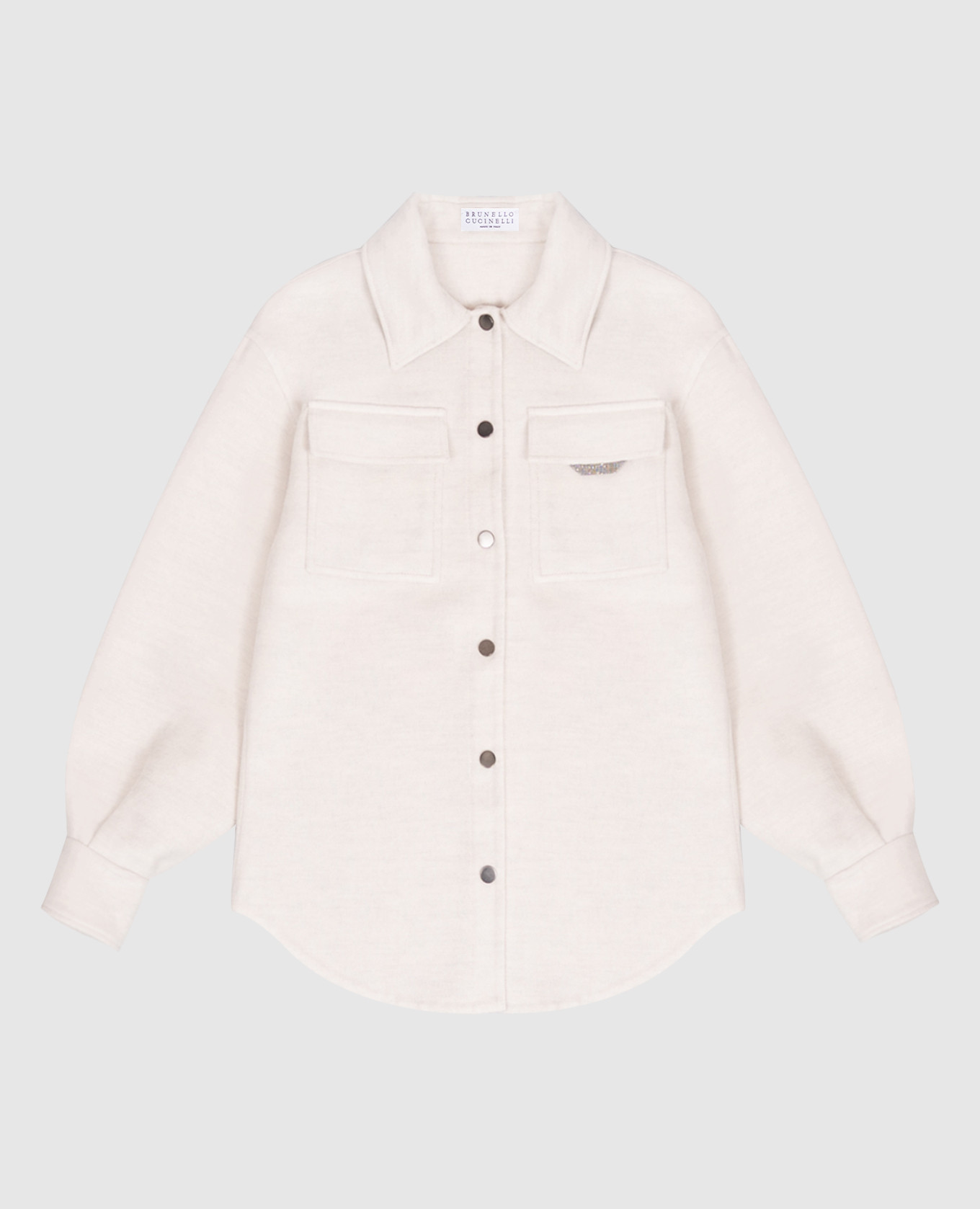 Children's gray wool jacket