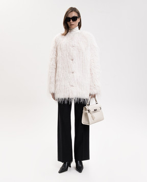 Loulou de Saison ROWE jacket in ivory color ROWE