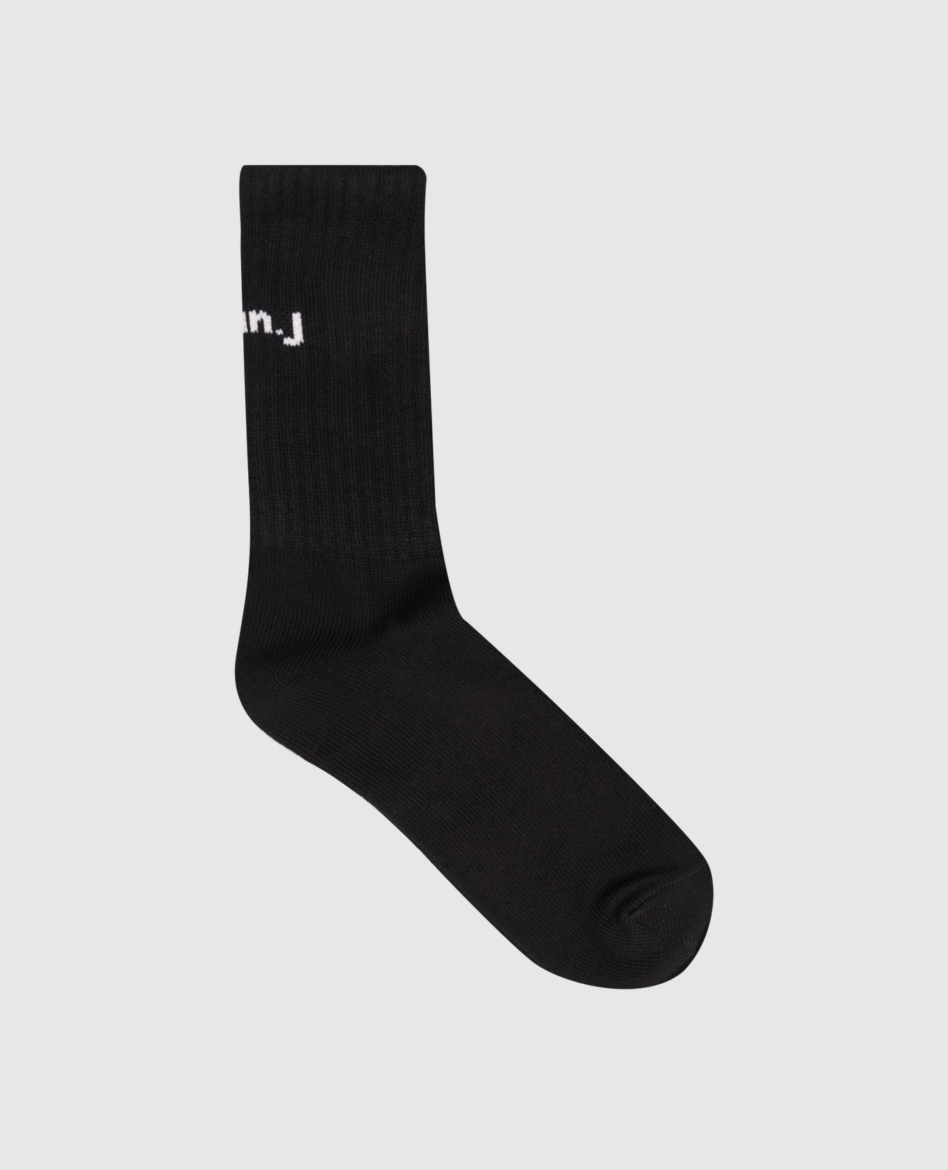

Black insulated socks with logo pattern Juun.j