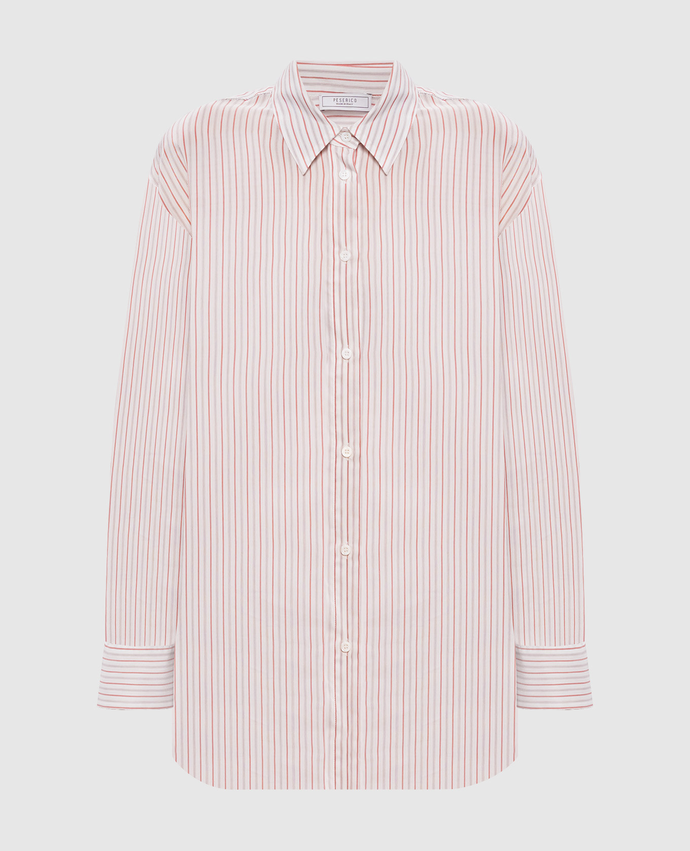 Pink silk shirt Peserico