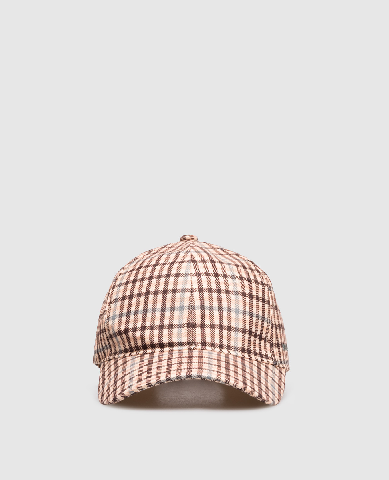 

Beige checkered cap Woolrich