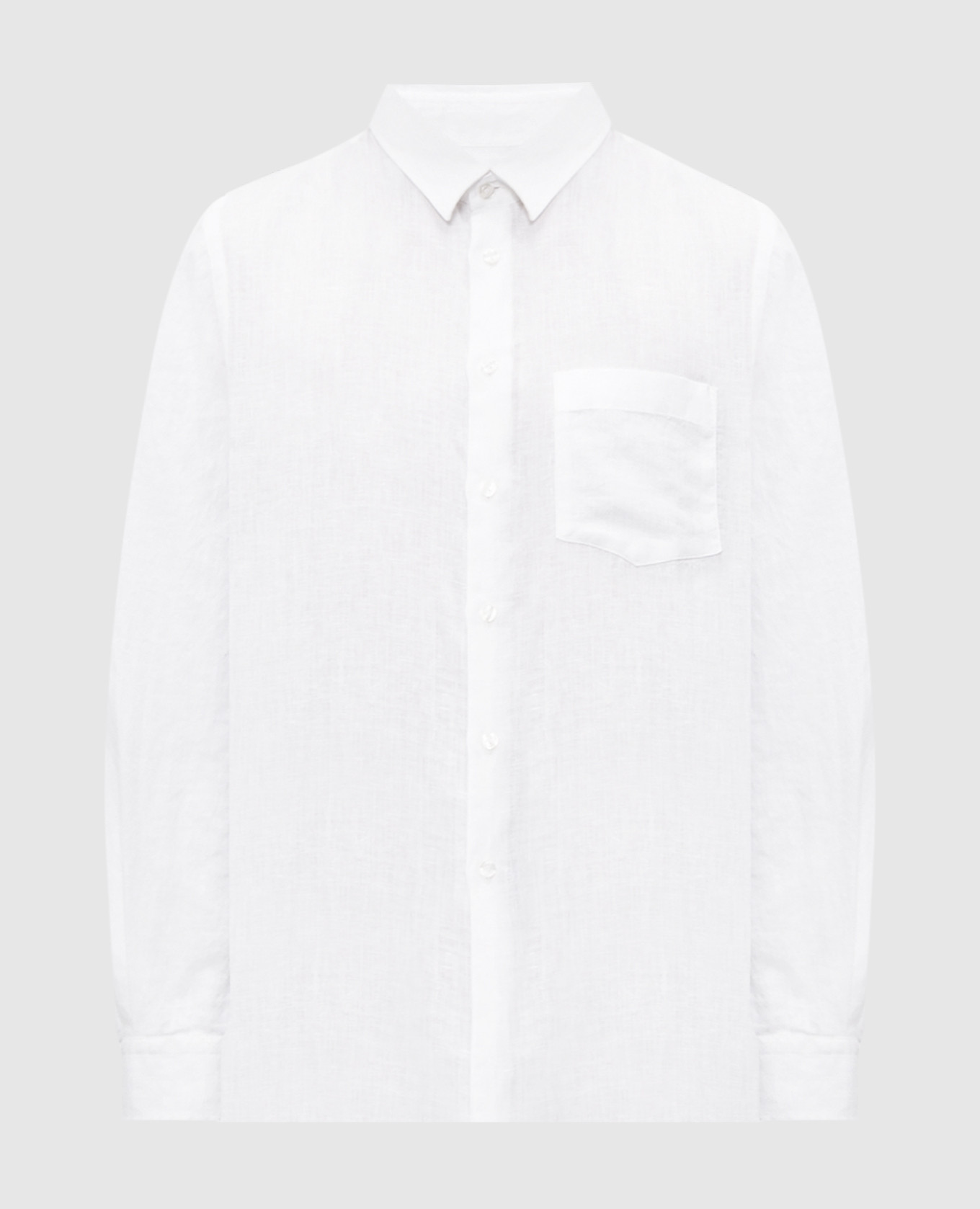 

White linen shirt with embroidery Vilebrequin