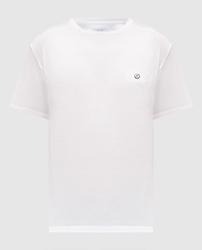 Stefano Ricci White T-shirt with logo MNH6104960TE0001