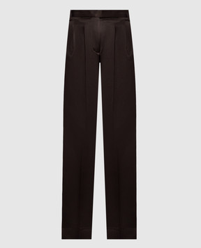 Tom Ford Brown silk pants PAW688FAX1744