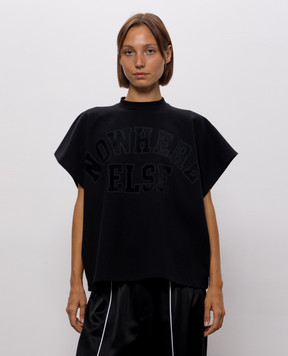 SSHEENA Tanye black t-shirt 26FWTANYETF26012