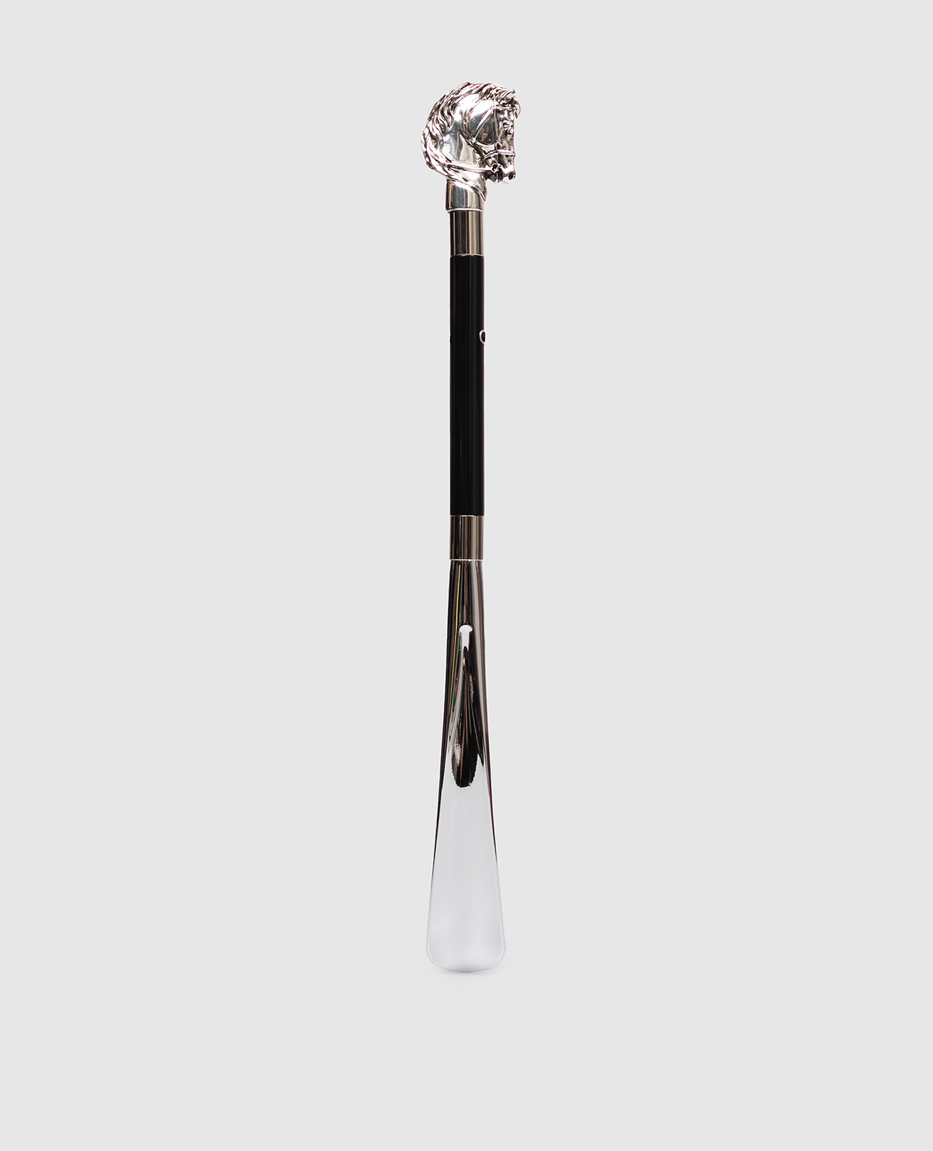 Black Silver Horse Shoe Horn