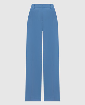 Max Mara Weekend WKDVISIVO blue wool trousers WKDVISIVO