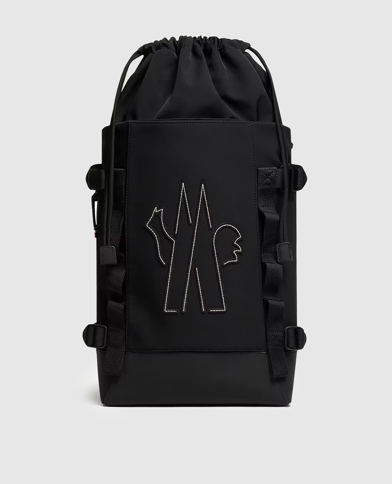 

Black backpack with monogram logo Moncler Grenoble
