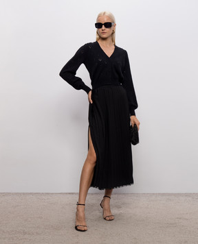 Twinset Black cashmere cardigan 262TP3023