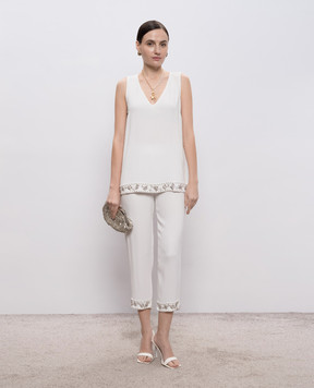 Twinset White top with applique 261LB2CAA