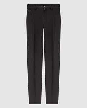 Stefano Ricci Gray pants with wool MBT6300020IB009