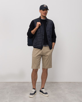 Woolrich Blue sweater with logo embroidery CFWOKN0331MRUF0787