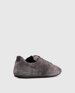 Max Mara ASTECCA gray suede sneakers MXASTECCA