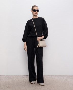 Peserico Black sweatshirt A12582J0A5033