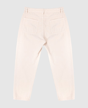 Brunello Cucinelli Children's beige corduroy pants B280UP118C