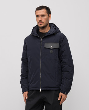 Moncler Nohedes blue down jacket K20911A00140549MF