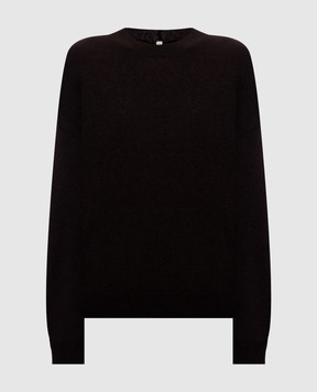 BOBOUTIC Dark brown cashmere and silk jumper 5105