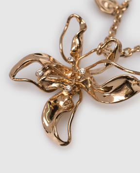 Twinset Gold chain with flower pendant 261TA4022