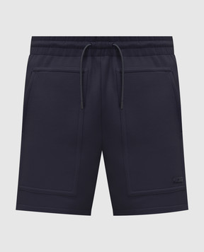 Mackage Elwood blue shorts with textured logo ELWOODR