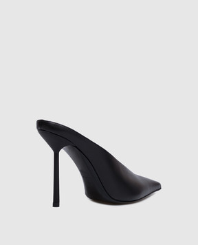 Le Silla Black leather Clivage mules 4204F090BXPPNEM