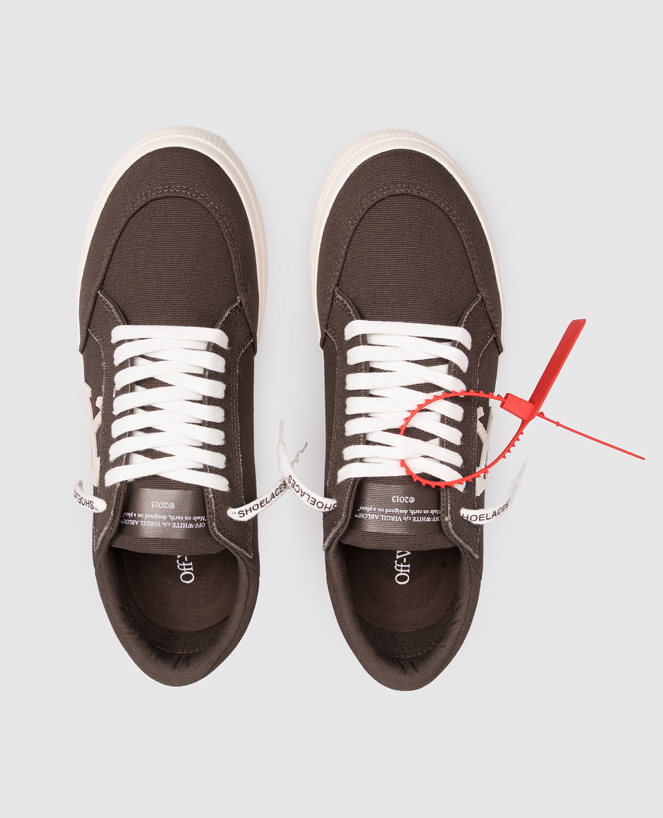 

Brown Vulcanized Sneakers Off-White