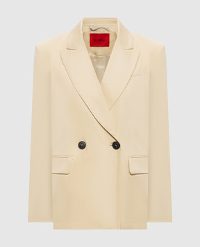 Max & Co Beige double-breasted jacket MCOGIRAFFA