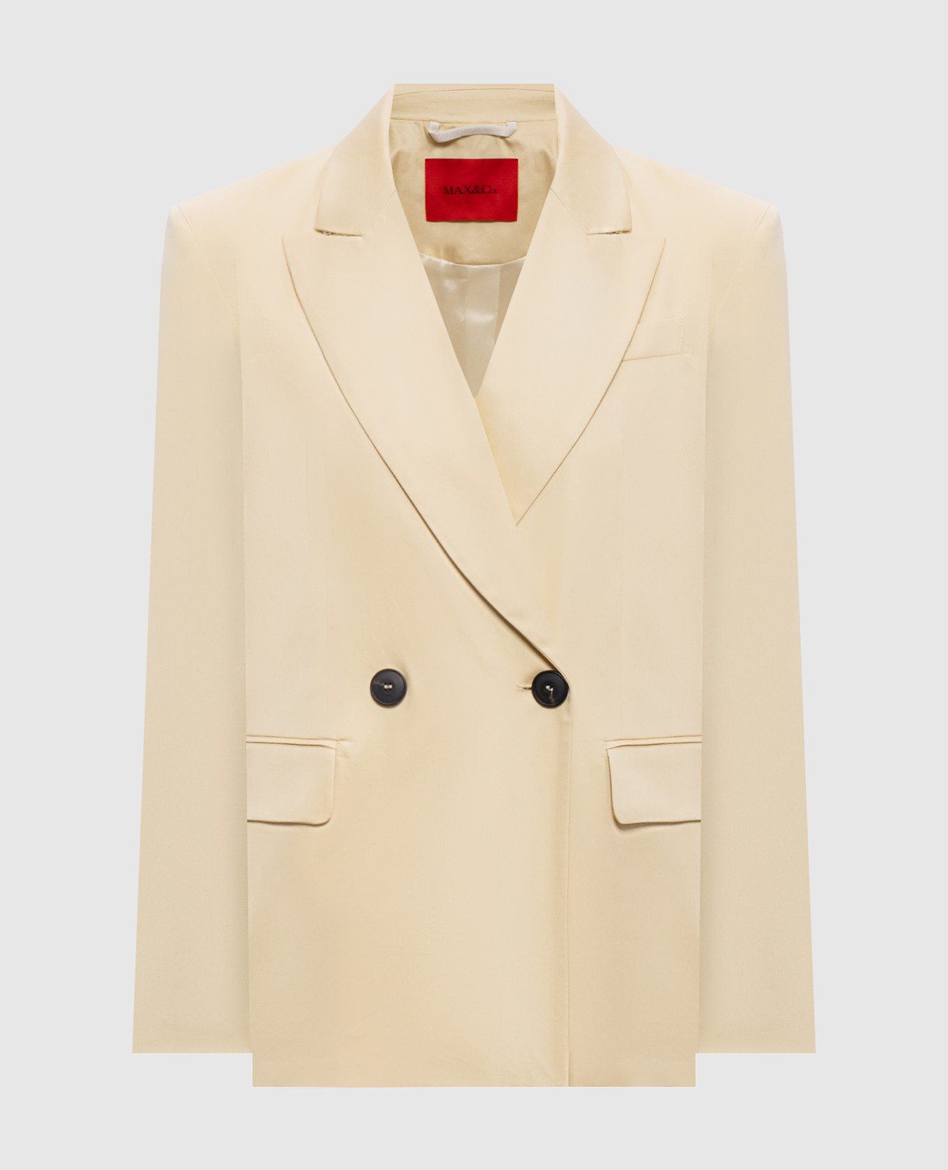 

Beige double-breasted jacket Max & Co