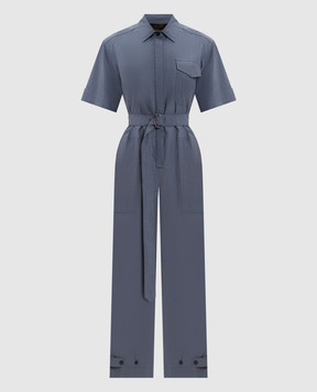 MooRER Gray jumpsuit LEYRE LEYREWFC