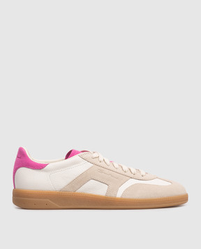 Santoni White leather sneakers WBPL61285FARTEFR